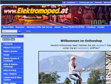 Tablet Screenshot of elektromoped.at