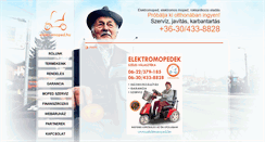 Desktop Screenshot of elektromoped.hu